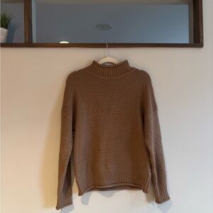 Cozy Brown Turtleneck Sweater